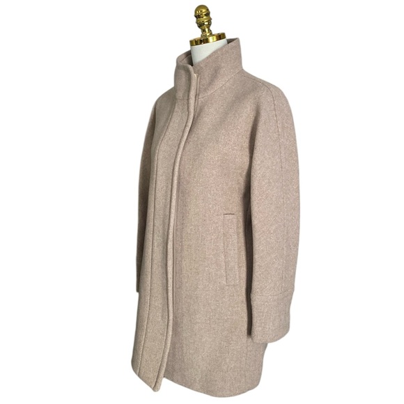 J Crew Italian Stadium-Cloth Wool by Nello Gori Cocoon Peacoat Women’s Size 10P - Picture 10 of 16